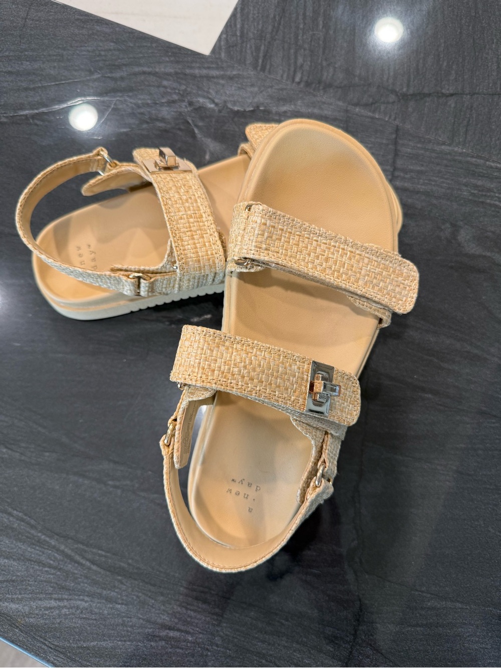 a new day Neutral Woven-Strap Women's Sandals